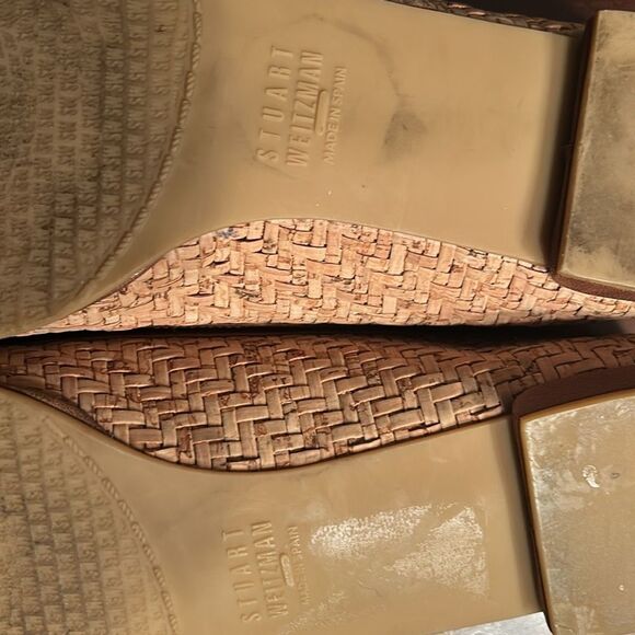 Stuart Weitzman Tan Candy Cork Flat Shoes(6.5M) - Picture 6 of 13